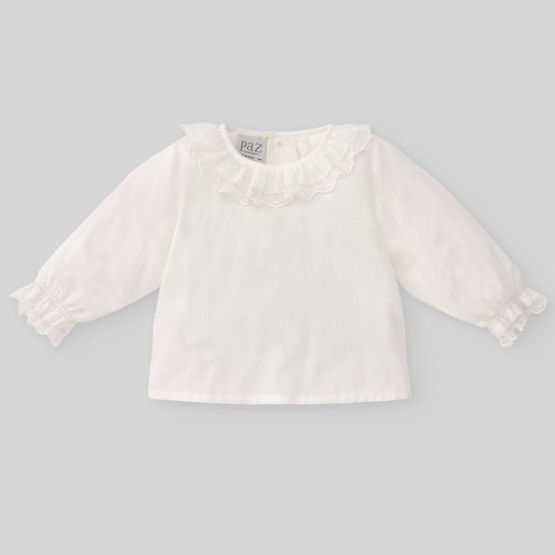 Paz Rodriguez Woven Newborn Set Blouse & Bloomer - Opera