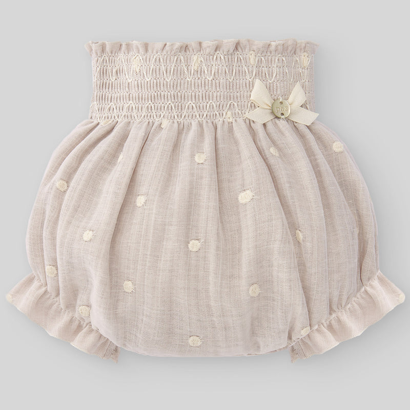 Paz Rodriguez Woven Newborn Set Blouse & Bloomer - Opera