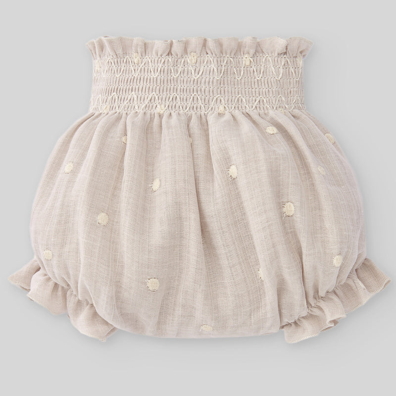 Paz Rodriguez Woven Newborn Set Blouse & Bloomer - Opera