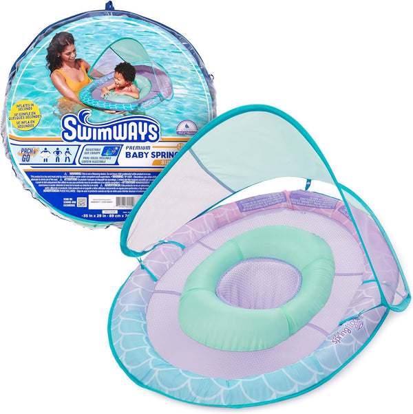 Swimways Baby Spring Float Sun Canopy - Mermaid