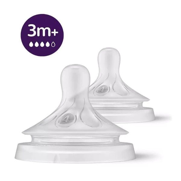 Avent Natural Response Nipple Flow 4/ 3M+ 2pk