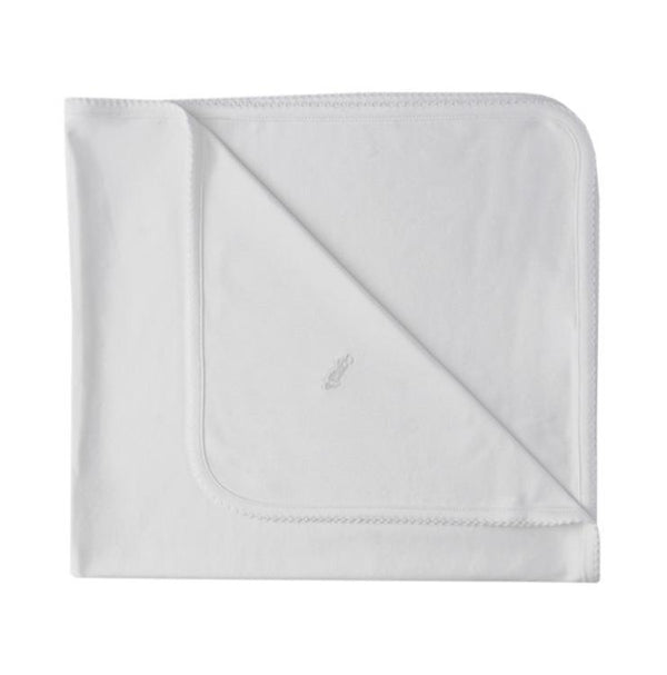 Pima Lima Baby Blanket Off White