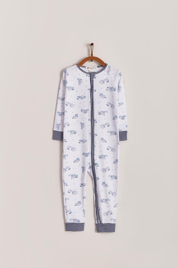 Babycottons Naptime Lix Snug Fit Pajama Blue