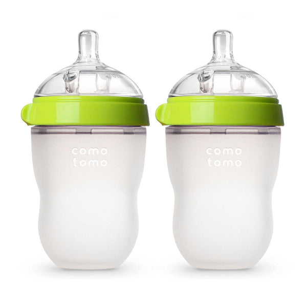 Como Tomo Baby Bottle 2 Packs 250ml / 8oz Green