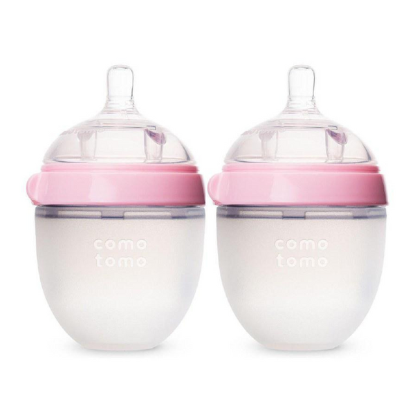 Como Tomo Baby Bottle 2 Packs 150ml /5oz Pink