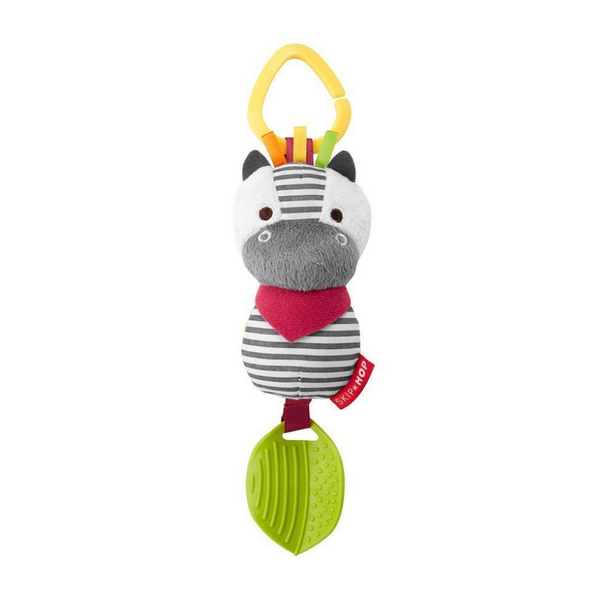 Skip Hop Bandana Buddies Chime & Teether Toy - Zebra