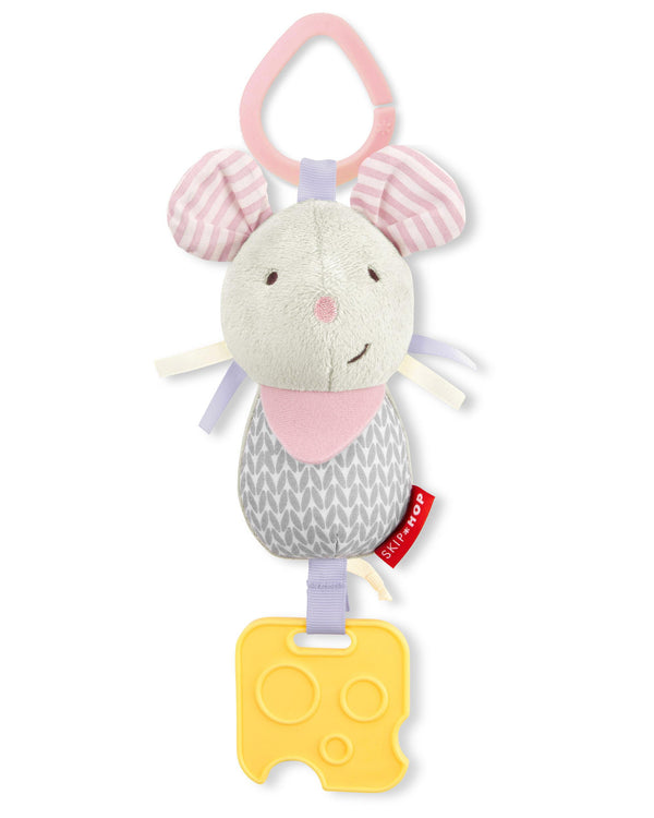 Skip Hop Bandana Buddies Chime & Teether Toy - Mouse