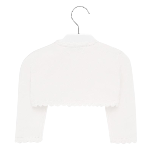 Mayoral Basic Knitted Cardigan Off White