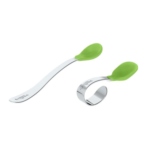 Green Sprouts Learning Spoon Set Green