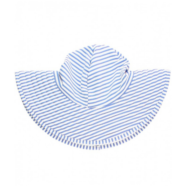 Ruffle Butts Swim Hat Periwinkle Blue Not Reversible