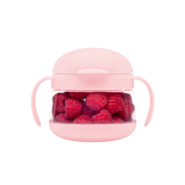 Ubbi Tweat Snack Container - Blush Pink