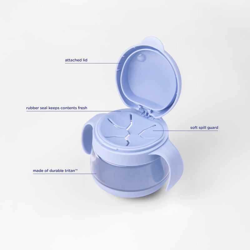 Ubbi Tweat Snack Container - Cloudy Blue