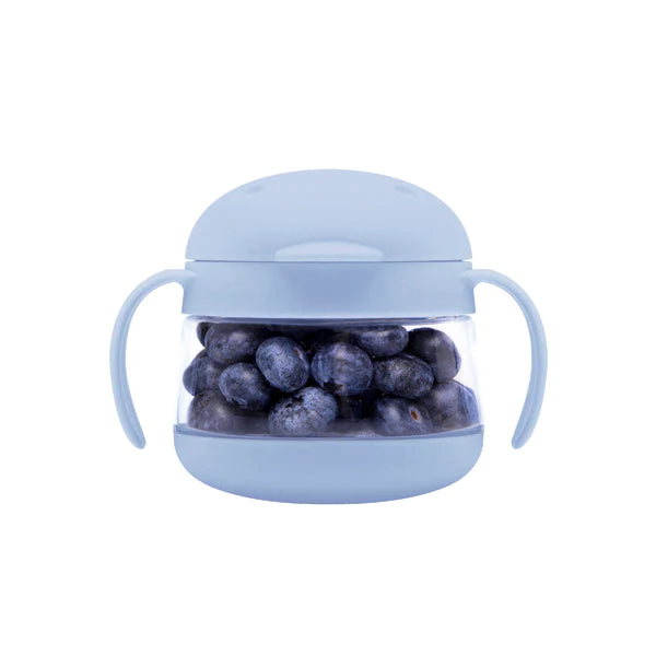 Ubbi Tweat Snack Container - Cloudy Blue