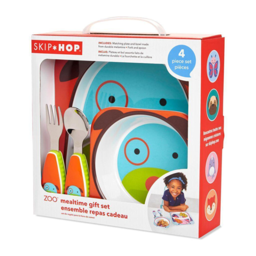 Skip Hop Zoo Mealtime Gift Set Dog