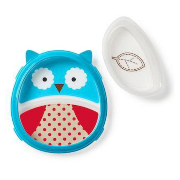 Skip hop Zoo Smart Serve Plate & Bowl Owl