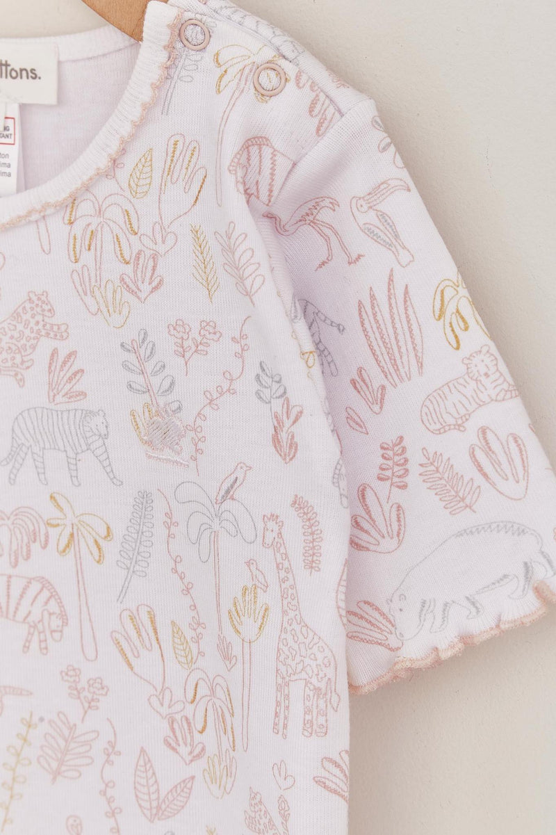 Babycottons Safari Olivia Snug Fit Short Pajama Set