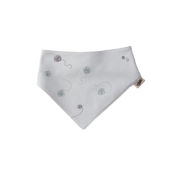 Pima Lima Bandana Baby Bib Hilo Off White